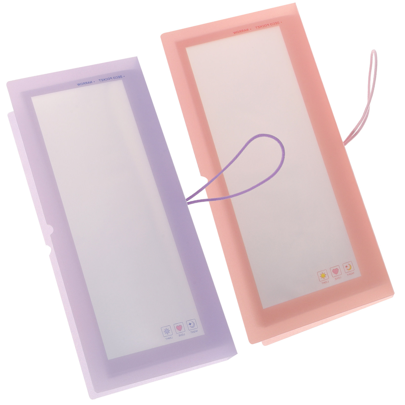Stationery Books - 2 Stück Transparentes Aufbewahrungsalbum, Aufkleber-Organizer-Buch für