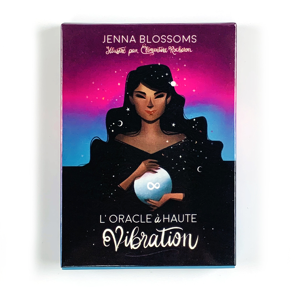 Tarot Deck With Guidebook - L'Oracle à Haute Vibration - 44-Karten-Orakelkarten-Set