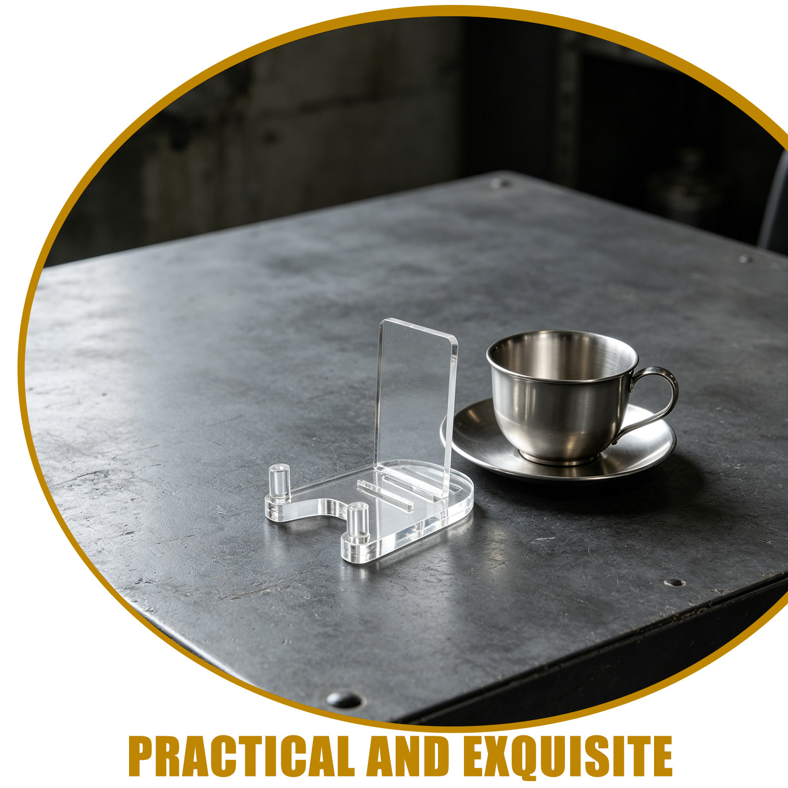 Transparenter Acryl-Tellerstän – Clear Acrylic Book Stand Holder Bewertung und Preis