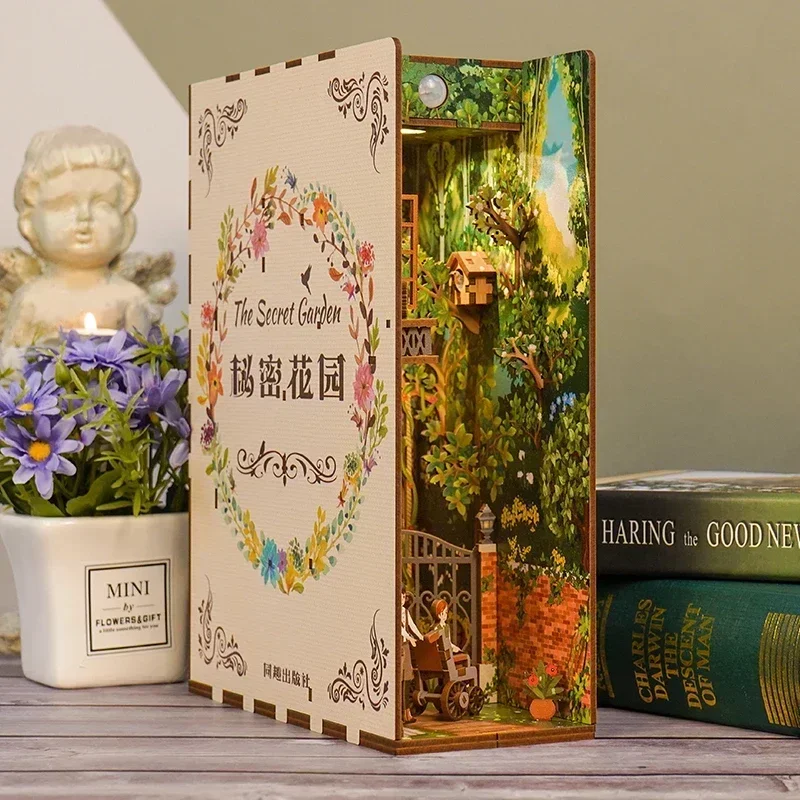 DIY Holz Buchecke Regal Einsat – Diy Wooden Book Nook Kit Shelf Insert Bewertung und Preis