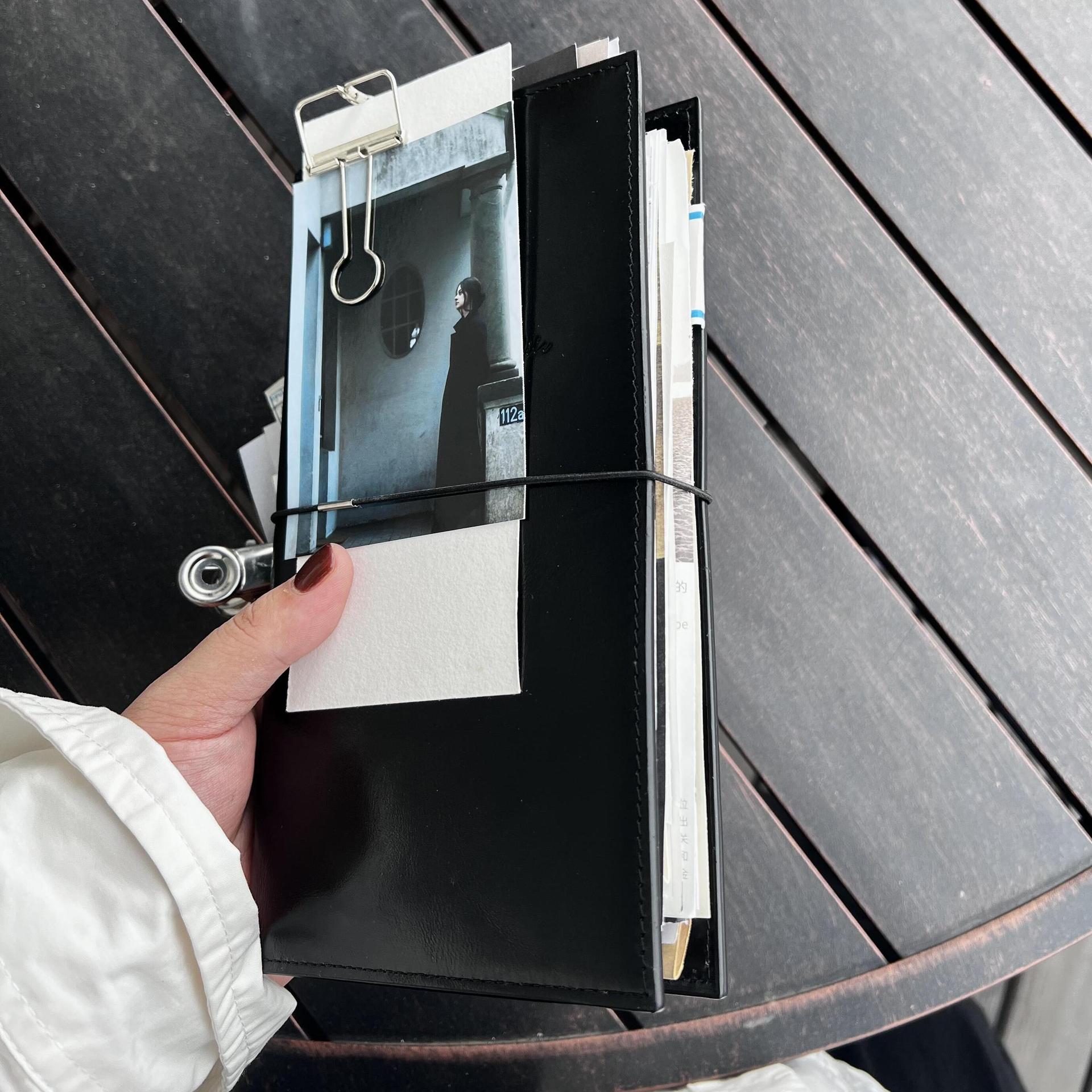 Schwarzes Leder-Notizbuch A6 m – Vintage Leather Journal Notebook Bewertung und Preis